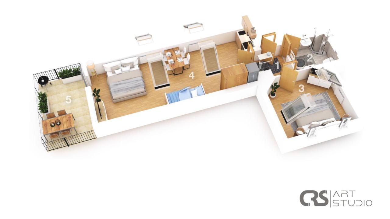 Apartman Karlovice Karlovice  Eksteriør billede